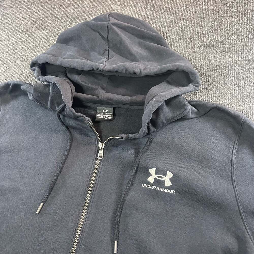 Under Armour Icon Fleece Men's Full-Zip Hoodie Black XXL